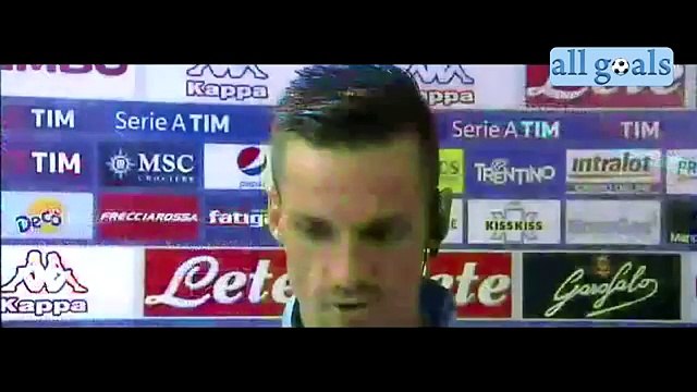Napoli-Chievo 2-0 24-9-16 intervista dopo gara Christian Maggio