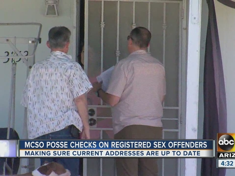 MCSO deputies went door-to-door to check on unregistered sex offenders