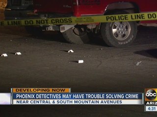 Man not cooperating with police after being shot in Phoenix