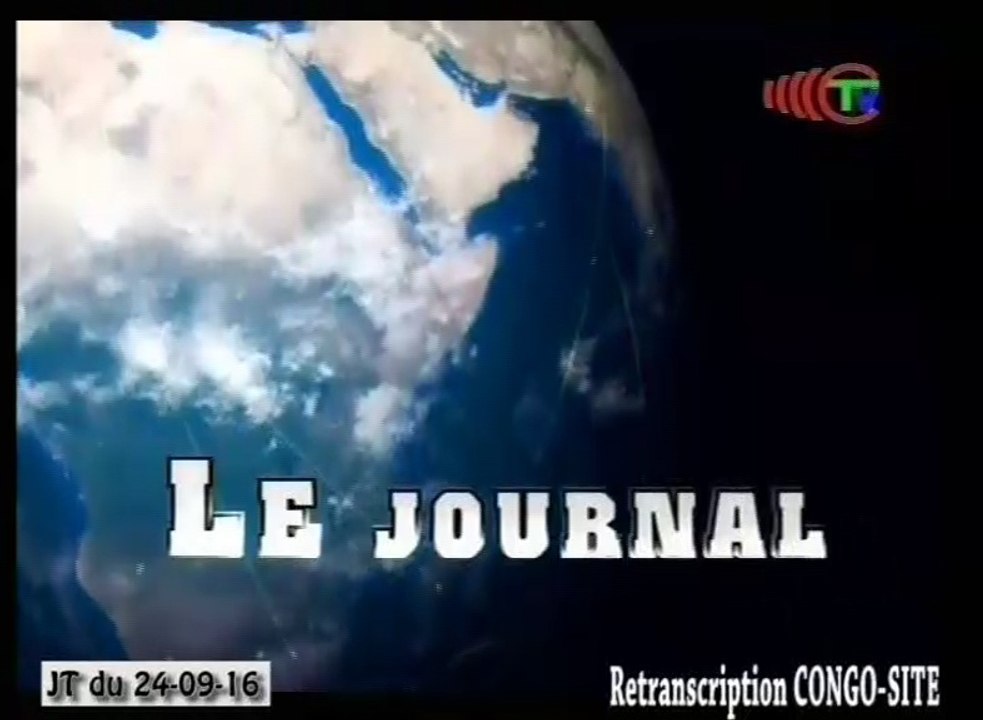 Journal de 20h TVCongo du samedi 24 septembre 2016 -By Congo-Site