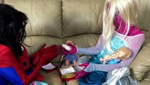 Twin Frozen Elsa Orbeez Bath! - Spiderman vs Frozen Elsa - Funny Superheroes-3ME4C5tBOls part 3