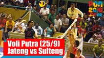 Voli Indoor - (Putra) Jawa Tengah vs Sulawesi Tengah, Minggu (25/9)
