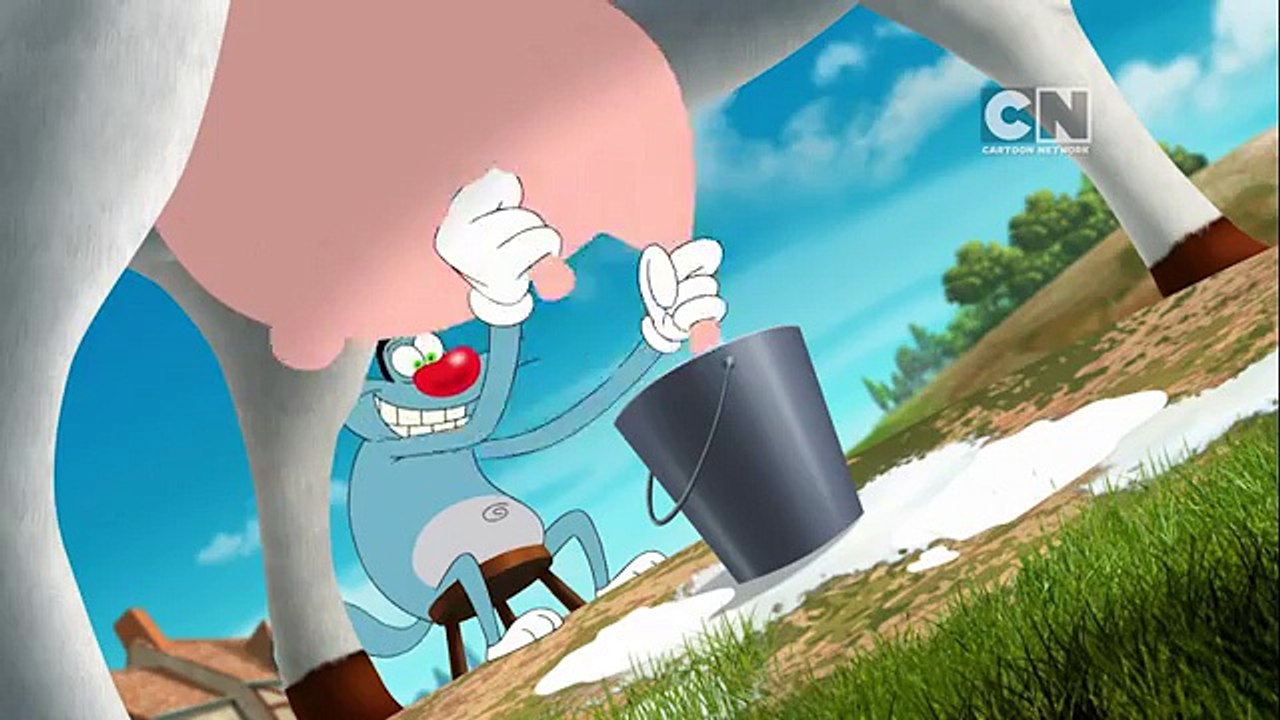 Oggy and the Cockroaches - Farmer For A Day (Clip)