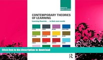FAVORITE BOOK  Contemporary Theories of Learning: Learning Theorists ... In Their Own Words  GET