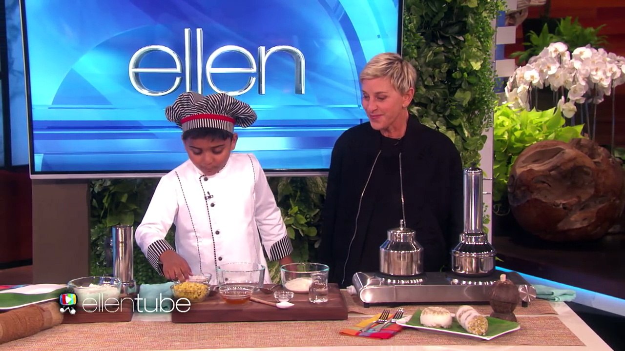 6-Year-Old Chef Kicha Cooks with Ellen