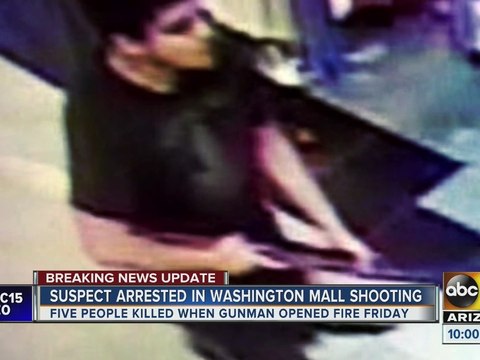 Police ID suspect in Washington mall shooting