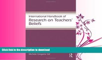 READ  International Handbook of Research on Teachers  Beliefs (Educational Psychology Handbook)