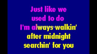Patsy Cline - Walkin After Midnight LG [HD Karaoke]