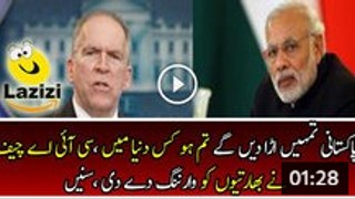 Pakistan Will Finish India in No Time - CIA Cheif