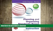 READ BOOK  Planning and Organizing Standards-Based Differentiated Instruction FULL ONLINE