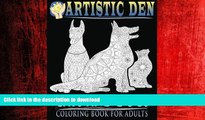 DOWNLOAD Cats and Dogs Coloring Book For Adults: Unique Floral Tangle Dog and Cat Designs (Floral