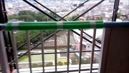 マンションの10階から歩いてみました。