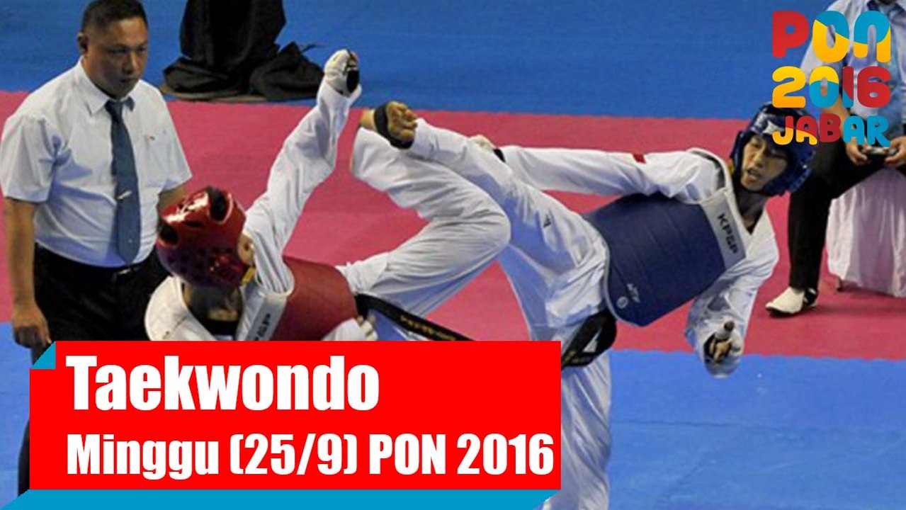 Taekwondo - Siang, Minggu (25/9)