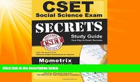 Big Deals  CSET Social Science Exam Secrets Study Guide: CSET Test Review for the California