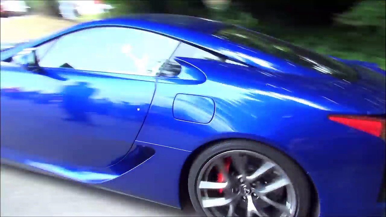 Crazy Lexus LFA Revs, drift, burnout and flat out accelerations!