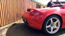 Carrera GT w/ TUBI STRAIGHT-PIPE Exhaust Revs and LOUD acceleration!!