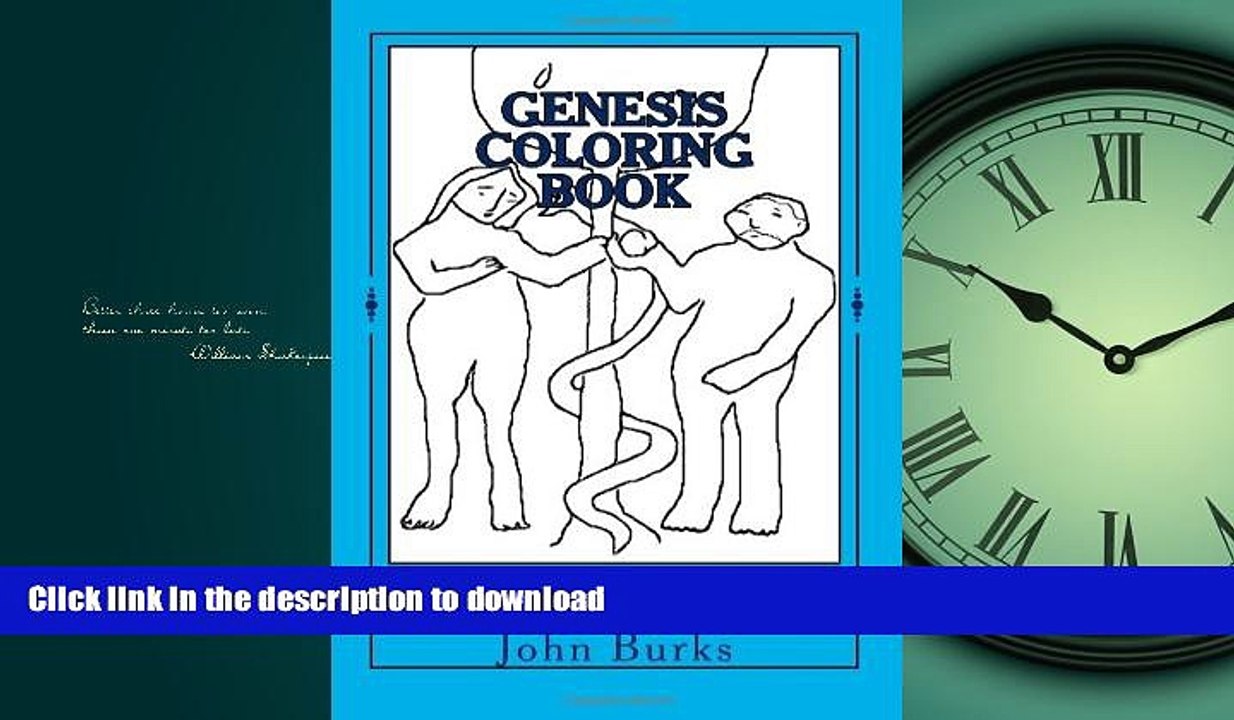 FAVORIT BOOK Genesis Coloring Book: For Boys (Narrative Poetry about the Bible) (Volume 1) READ