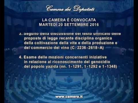 Roma - Camera - 17^ Legislatura - 676^ seduta -1- (20..09.16)