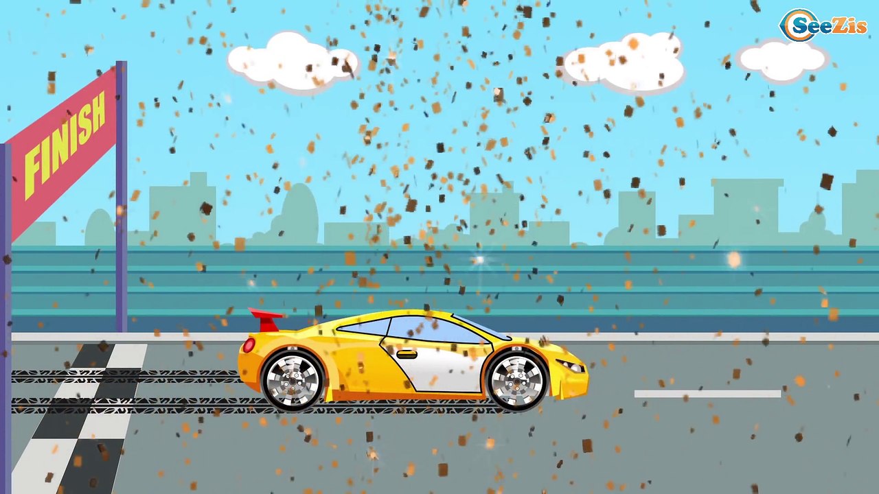 La Grue et le Train | Dessin animés de voitures et camions pour enfants