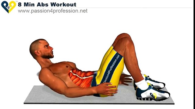 8 Min Abs Workout, how to have six pack