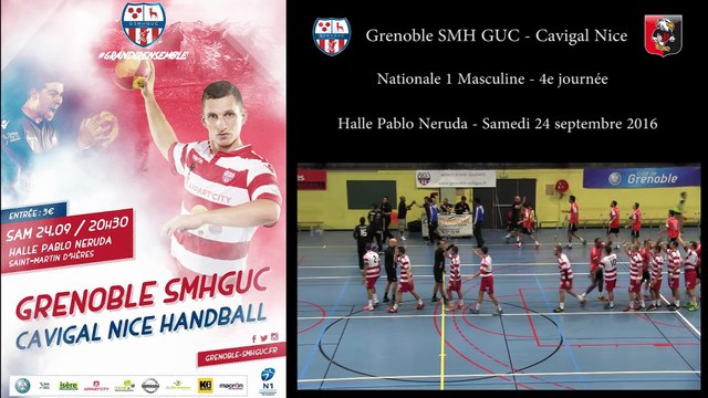 Grenoble SMH GUC - Cavigal Nice (4e journée N1M handball)