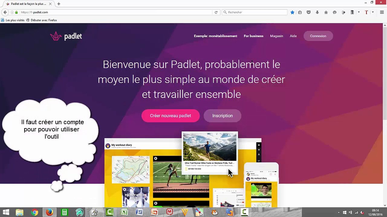 Tutoriel Créer un mur Padlet