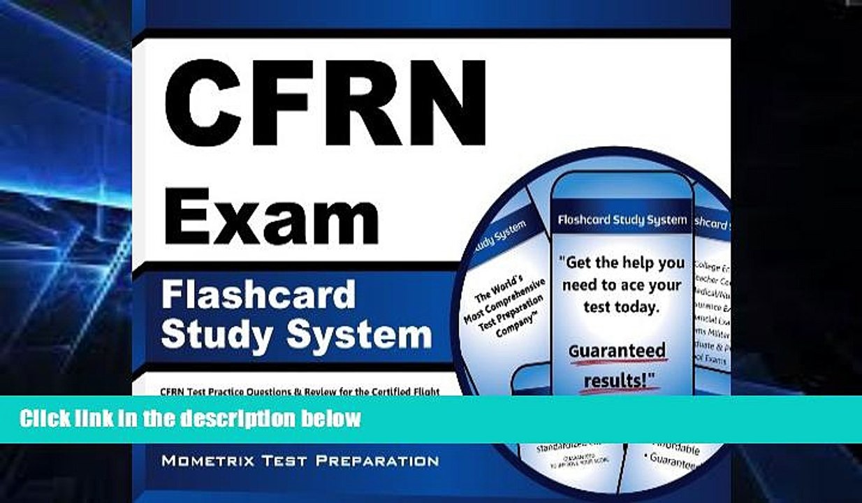 Big Deals  CFRN Exam Flashcard Study System: CFRN Test Practice Questions   Review for the