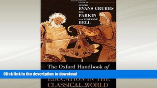 READ  The Oxford Handbook of Childhood and Education in the Classical World (Oxford Handbooks)