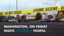 Washington mall shooting: 5 killed and suspect in custody