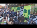 Napoli - Inaugurato il murales in memoria di Giancarlo Siani in via Romaniello (24.09.16)