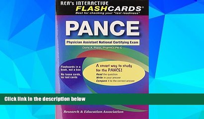 Big Deals  PANCE (Physician Assistant Nat. Cert Exam) Flashcard Book (PANCE Test Preparation)