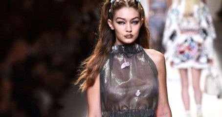 Gigi Hadid Milano Moda Haftasına Damga Vurdu