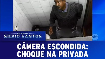 Câmera Escondida (25.09.16) - Choque na Privada
