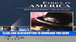 Collection Book DSST Ethics in America DANTES Study Guide