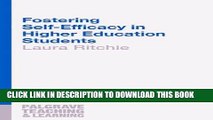[PDF] Fostering Self-Efficacy in Higher Education Students (Palgrave Teaching and Learning)