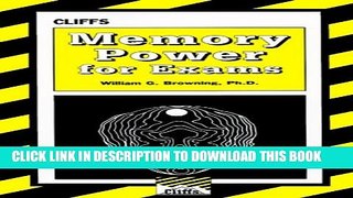 Collection Book Memory Power For Exams (Cliffs Test Prep)