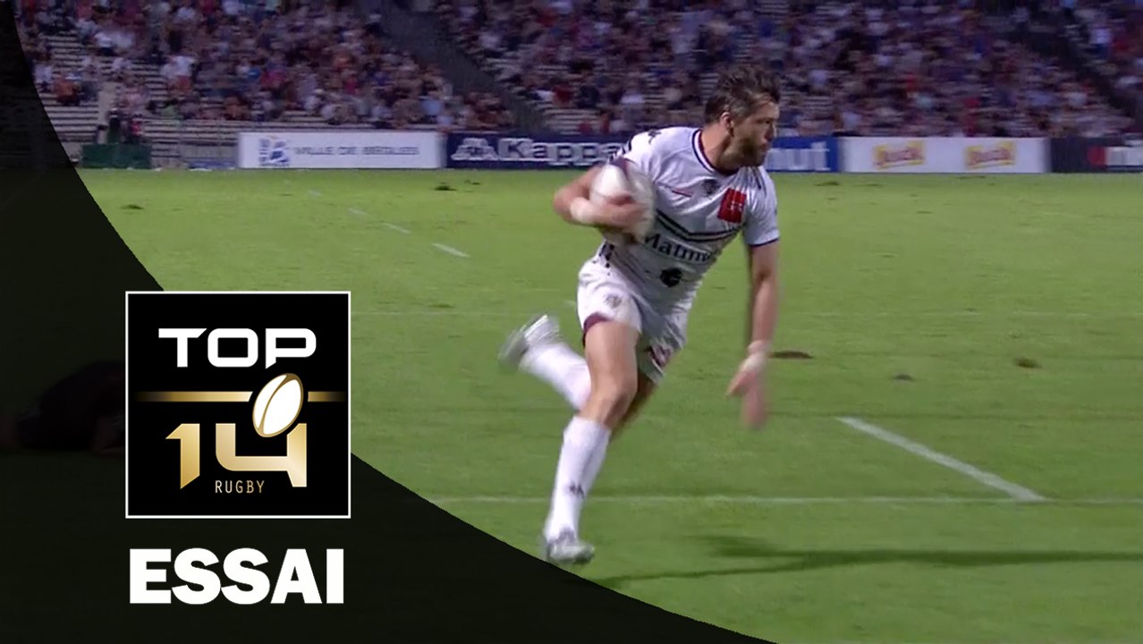 TOP 14 ‐ Essai 3 Adam ASHLEY-COOPER (UBB) – Bordeaux-Bègles-Lyon – J6 – Saison 2016/2017