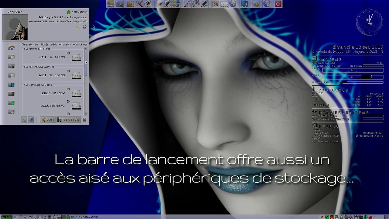 Tutoriel ToOpPy Linux : la barre de lancement d'applications