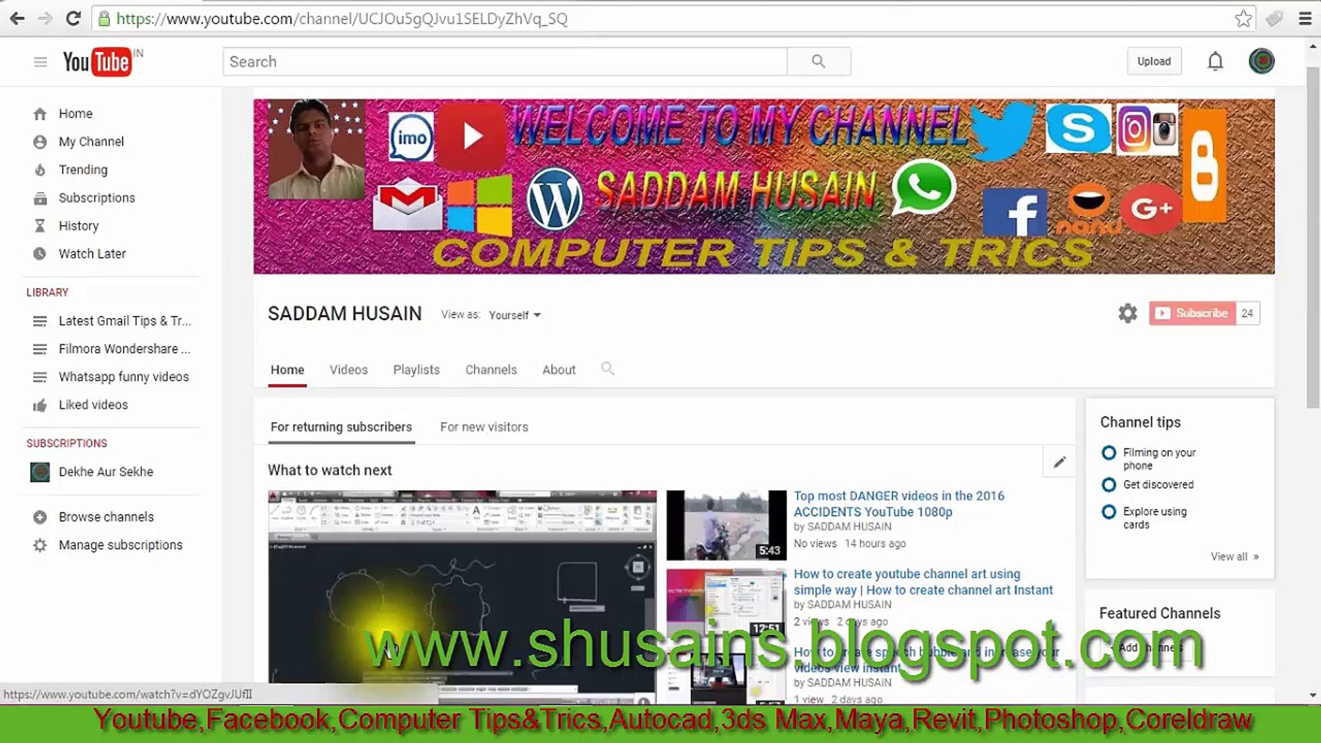 ⁣How to add feature channel in your youtube channel in hindi |