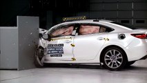 2016 Mazda 6 small overlap IIHS crash test