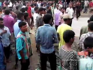 গাইবান্ধায় চাঁদাবাজির প্রতিবাদে বিক্ষোভ