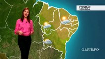 Previsão Nordeste – Sul da Bahia com ventos fortes