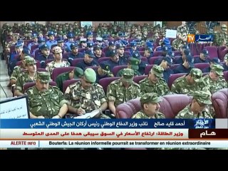 دفاع  / الفريق أحمد قايد صالح يقف على جاهزية العناصر المرابطة على الحدود مع ليبيا