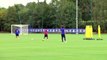 Cesc Fàbregas amazing free-kicks in training...