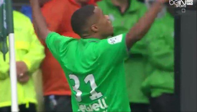 But de Arnaud Nordin ASSE - Saint Etienne 2-0 Lille OSC (25/09/2016)