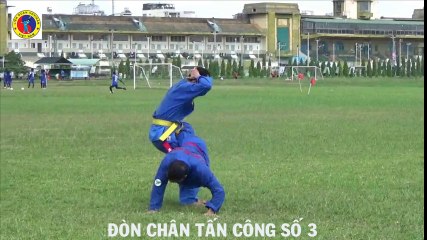 Vovinam: Đòn chân tấn công 1 - 4 (Vietnamese federation)