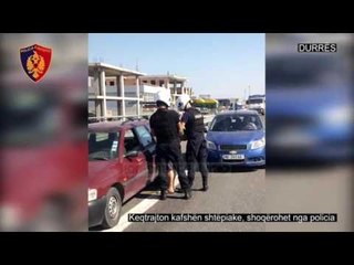 Tërhiqte zvarrë qenin me makinë, policia shoqëron drejtuesin - Top Channel Albania - News - Lajme