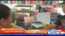 Frente a la grave crisis económica, padres venezolanos se las ingenian para poder cubrir los gastos del nuevo año escolar