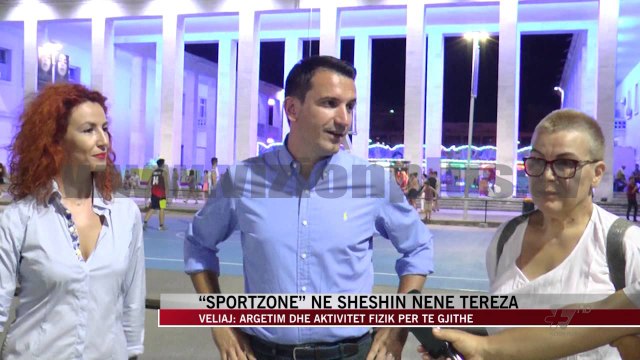 “Sportzone” në sheshin “Nënë Tereza” - News, Lajme - Vizion Plus