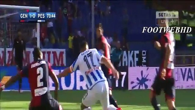 Genoa vs Pescara 1-1 All Goals & Highlights [25.09.2016] Serie A